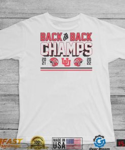 Utah Football Back to back Champions Shirt