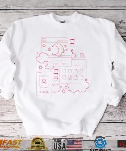 Vaporwave Aesthetic Kawaii E girl cartoon shirt