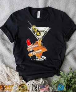 Vicious Trollop Lipstick With Cocktail Shirt