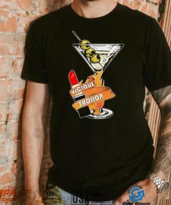 Vicious Trollop Lipstick With Cocktail Shirt