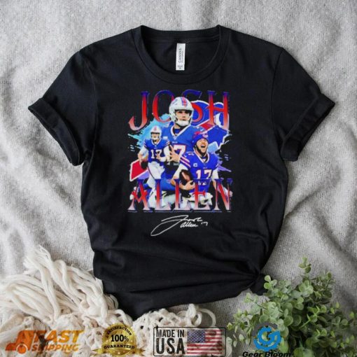 Vintage Bootleg Josh Allen Buffalo Football Signature New Art Shirt