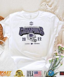 Vintage Helmet K State Wildcats 2022 Big 12 Football Champions Shirt