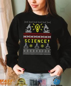 Vintage Science Nerd Ugly Christmas T Shirt