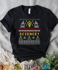 Vintage Science Nerd Ugly Christmas T Shirt