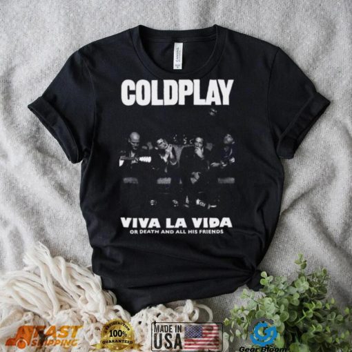 Viva La Diva Coldplay Black And White Art shirt