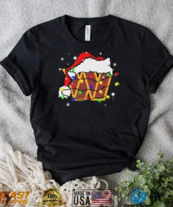 Washington Commanders Santa Hat Christmas Light Shirt