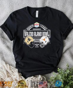 Washington Vs Texas 2022 Valero Alamo Bowl Dueling Helmet Shirt