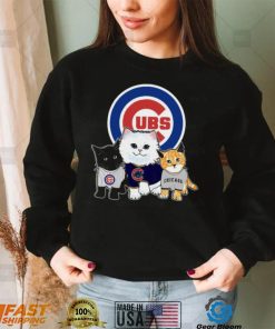 We Love Wrigley Chicago Cubs Baseball Fans And Cat Lovers Funny T Shirt