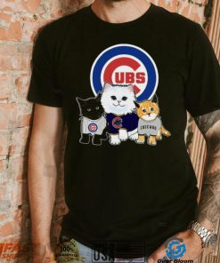 We Love Wrigley Chicago Cubs Baseball Fans And Cat Lovers Funny t shirt