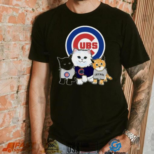 We Love Wrigley Chicago Cubs Baseball Fans And Cat Lovers Funny t shirt