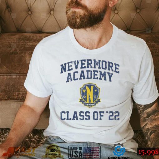 Wednesday Addams Nevermore Academy Class Of 22 Shirt