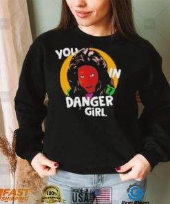 WhoopI goldberg you in danger girl shirt