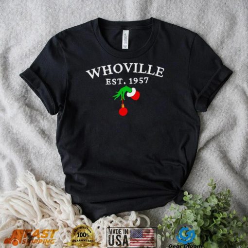 Whoville The Grinch Est 1957 Christmas Nike T Shirt