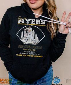 Wil Myers San Diego Padres 2015 2022 Thank You For The Memories Signature shirt