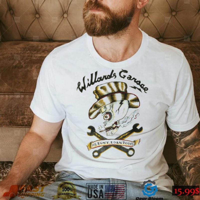 Willard’s Garage We Don’t Lend Tools Retro Vintage Unisex Sweatshirt