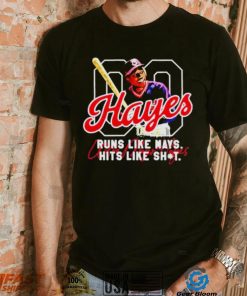 Willie Mays Hayes runs like Mays hits like shit signature shirt