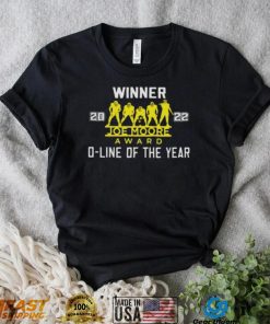 Winner joe moore award 2022 o line of the year shirt