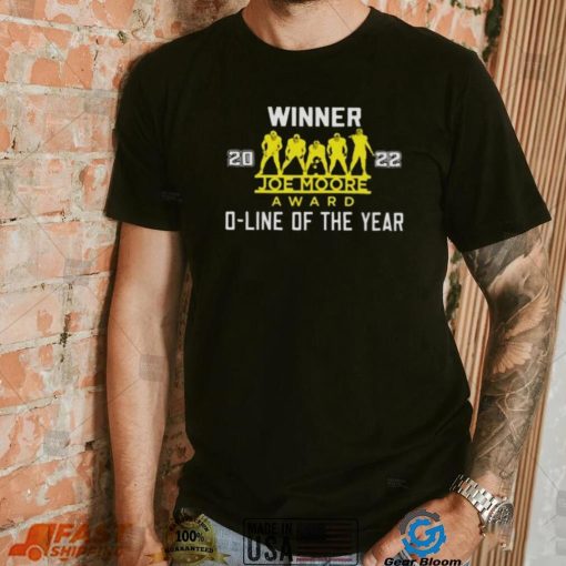 Winner joe moore award 2022 o line of the year shirt
