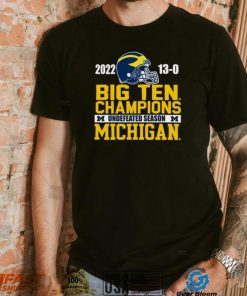 University of Michigan Football 2022 big ten champions Tee