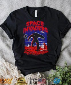 Wolf Space Invaders King of Arcade Games shirt