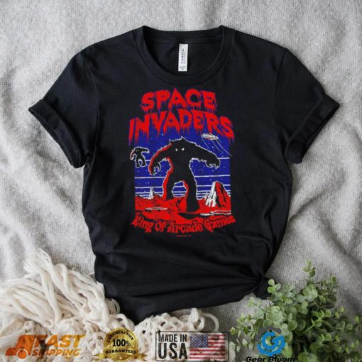 Wolf Space Invaders King of Arcade Games shirt