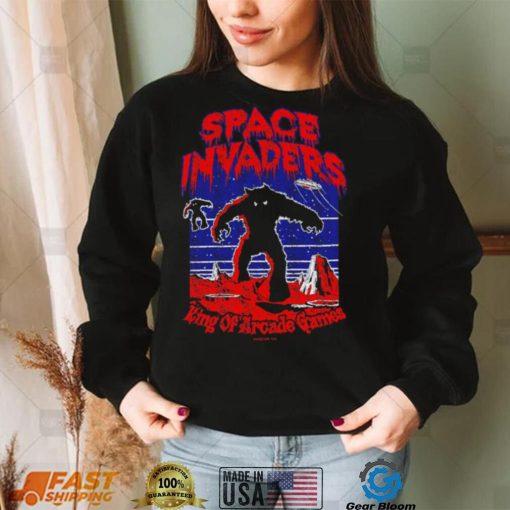 Wolf Space Invaders King of Arcade Games shirt