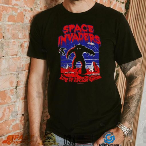 Wolf Space Invaders King of Arcade Games shirt