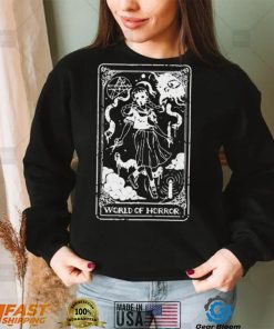 World of horror ominous tarot black shirt