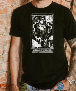 World of horror ominous tarot black shirt