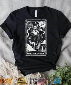 World of horror ominous tarot black shirt