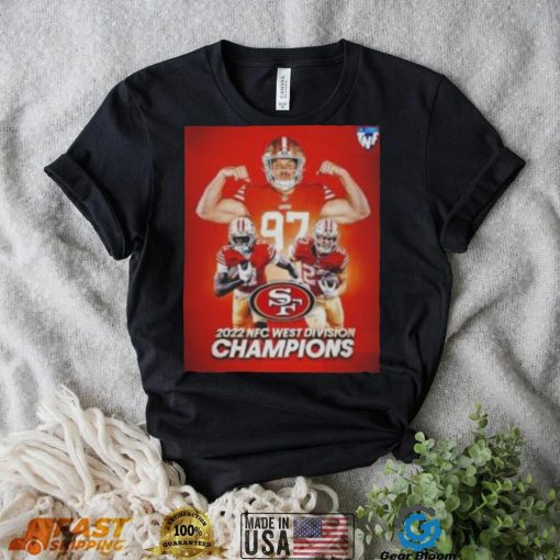 San francisco 49ers winner 2022 nfc west champions shirt