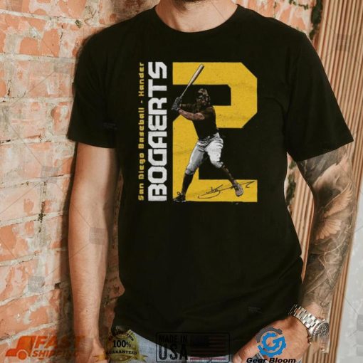Xander Bogaerts San Diego Padres Vertical Signature Shirt