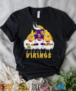 Xmas Mery Christmas Gnomies Minnesota Vikings Christmas T Shirt