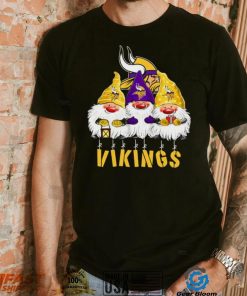 Xmas Mery Christmas Gnomies Minnesota Vikings Christmas T Shirt