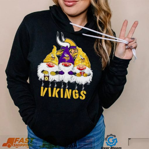 Xmas Mery Christmas Gnomies Minnesota Vikings Christmas T Shirt