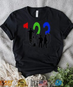 Paint by Numbers 1 2 3 art shirt