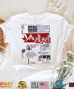 Yardbirds The Concert For Your Love Shirt