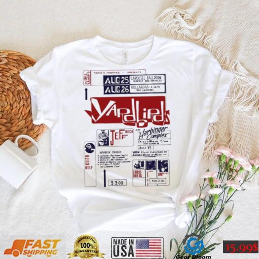 Yardbirds The Concert For Your Love Shirt