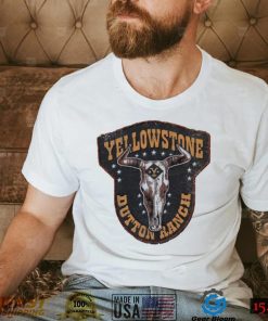 Yellowstone TV Show Cattle skull logo shirt