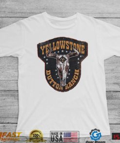 Yellowstone TV Show Cattle skull logo shirt