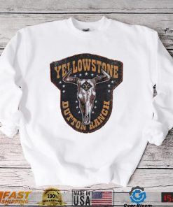 Yellowstone TV Show Cattle skull logo shirt