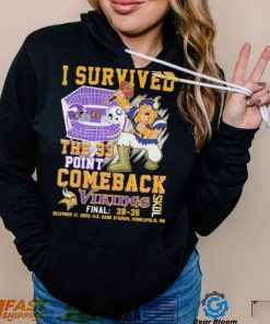 I Survived The 33 Point Comeback Skol Vikings Shirt