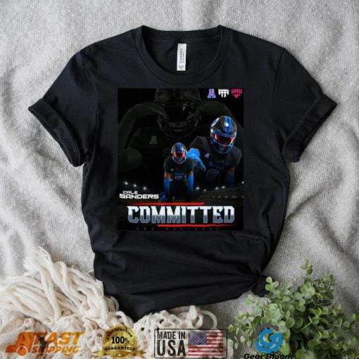 ale Sanders Committed SMU Mustangs shirt