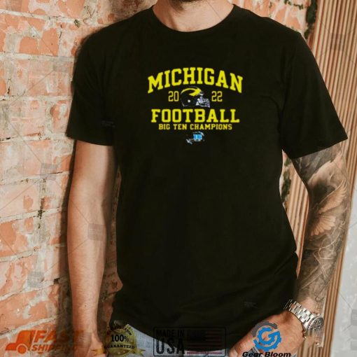 Mden university of michigan football 2022 big ten champions shirt