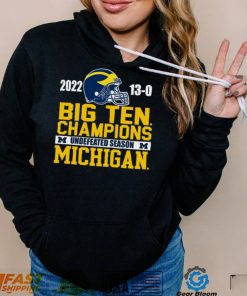 University of Michigan Football 2022 big ten champions Tee