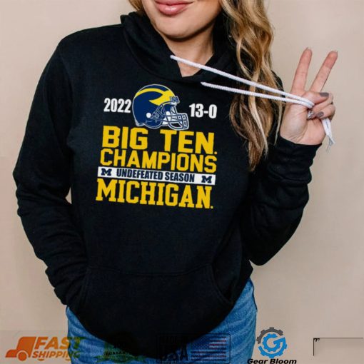 University of Michigan Football 2022 big ten champions Tee