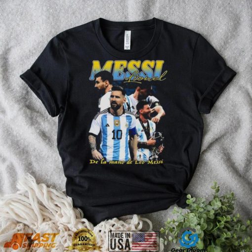 Lionel Messi Vintage Bootleg 90s Champions World Cup 2022 Shirt