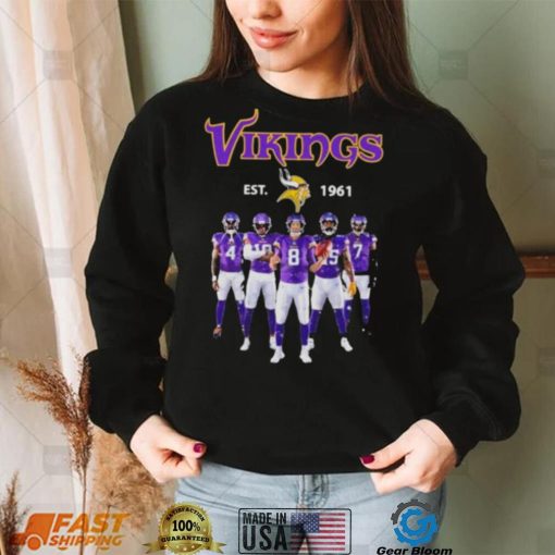 Minnesota Vikings Est 1961 champions 2022 shirt