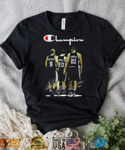 Champions Parker Ginobili Duncan Signature Shirt