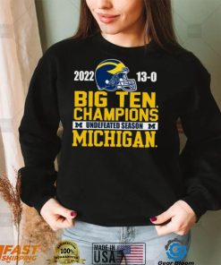 University of Michigan Football 2022 big ten champions Tee